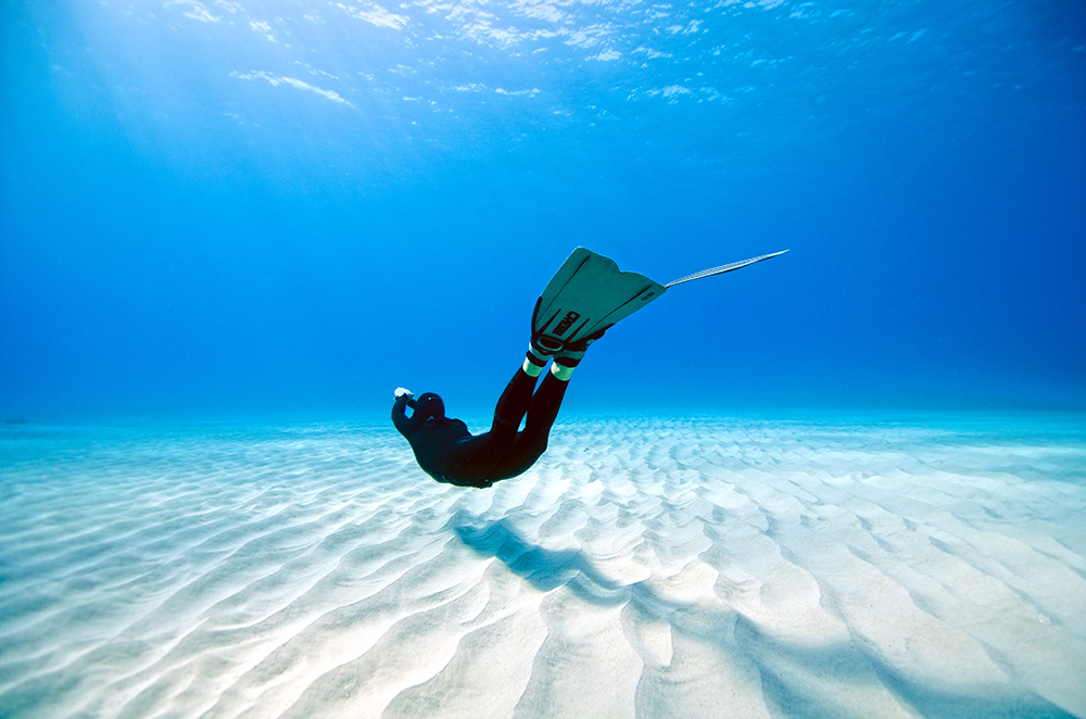 Freediving моноласта